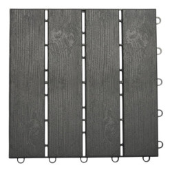 Lot de 8 packs de 4 soit 32 Dalles Clipsables 30 x 30 cm soit 2,88 m² Sol Extérieur