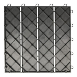 Lot de 8 packs de 4 soit 32 Dalles Clipsables 30 x 30 cm soit 2,88 m² Sol Extérieur