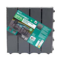 Lot de 8 packs de 4 soit 32 Dalles Clipsables 30 x 30 cm soit 2,88 m² Sol Extérieur