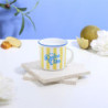 Lot de 6 Bougies Parfumées en Tasses Céramiques Réutilisables - Multicolores Dolce Vita