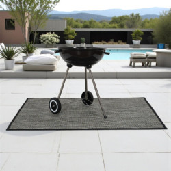 Tapis de Protection Dessous de Barbecue Extérieur 100 x 120 cm - Tapis Anti-Taches Sol Terrasse