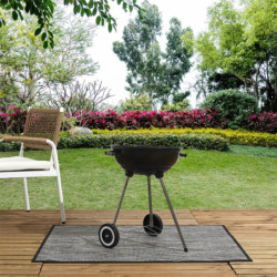 Tapis de Protection Dessous de Barbecue Extérieur 100 x 120 cm - Tapis Anti-Taches Sol Terrasse