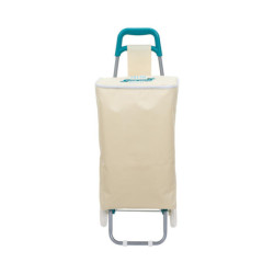 Chariot de Courses Isotherme Pliable 32 x 21 x 92 cm Grande Capacité Transport Facile