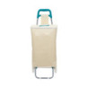 Chariot de Courses Isotherme Pliable 32 x 21 x 92 cm Grande Capacité Transport Facile