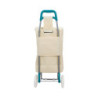 Chariot de Courses Isotherme Pliable 32 x 21 x 92 cm Grande Capacité Transport Facile