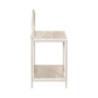 Chevet Arche Bois et Métal 40 x 30 x 63 cm Table de Nuit 2 Niveaux Rangement Chambre
