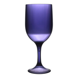 Lot de 24 Verres à Vin Plastique Durable 34 cl - Colorés Incassables Réutilisables Extérieur