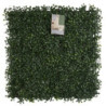 Plaque Murale Végétale Feuillage de Buis 50x50cm - Rendu Dense et Réaliste - Intérieur Extérieur