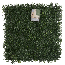 Lot de 8 Plaques Végétales Artificielles Panachées 50 x 50 cm - Mur végétal 2m²