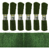 Lot de 6 Rouleaux de Gazon Artificiel 3 x 1 m x Épaisseur 3.5 cm soit 18m2 d'herbe
