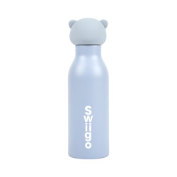 Lot de 3 Gourdes Isothermes Inox 40 cl Motif Kawaii - Étanches - Chaud 6h Froid 18h