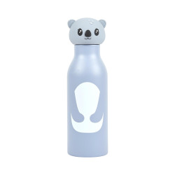 Lot de 3 Gourdes Isothermes Inox 40 cl Motif Kawaii - Étanches - Chaud 6h Froid 18h