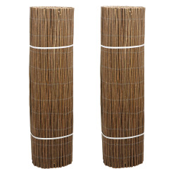 Lot de 2 Brise-Vue en Bois...