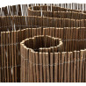 Lot de 2 Brise-Vue en Bois de Saule soit 6 ml x 1,5 m pour Jardin Balcon Terrasse - Canisse Extérieur Flexible