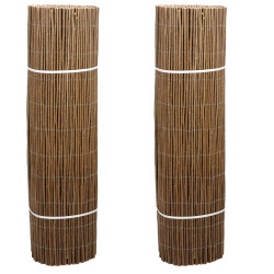 Lot de 2 Brise-Vue en Bois...