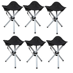 Lot de 6 Tabourets Trépied...