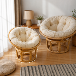 Petit Fauteuil Papasan en...