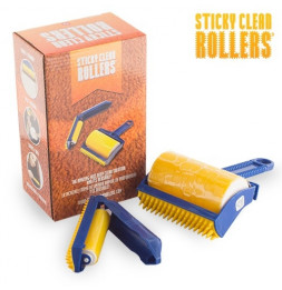 Sticky clean rollers - Rouleau à main + mini rouleau de voyage