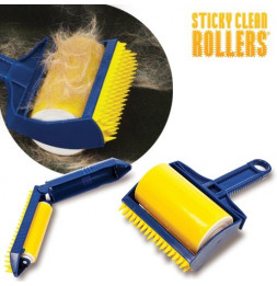 Sticky clean rollers - Rouleau à main + mini rouleau de voyage