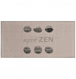 Tapis rectangle imprimé Zen - 57 x 115 cm