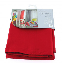 Nappe ronde Essentiel - 180 cm - Polyester - Rouge