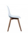 Chaise scandinave pour enfant - 30.50 cm x 36.50 cm x 56.50 cm - Blanc