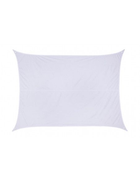 Toile solaire "Anori" - 300 x 400 cm - Polyester - Blanc