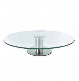 Plateau tournant - D 30 cm - Verre