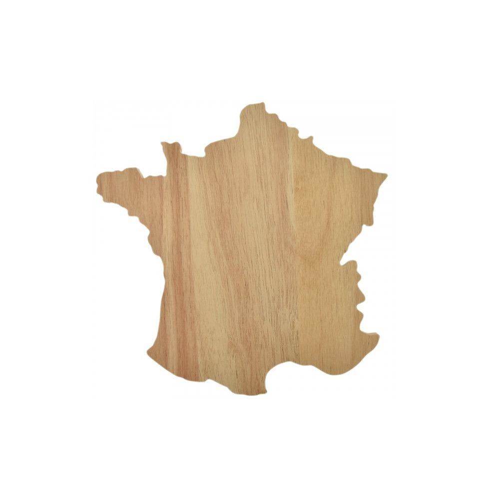 Planche à fromage "Vive la France" - 30 x 30 x 1,2 cm