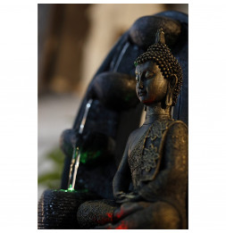 Fontaine Bouddha harmonie - H 40 cm - LED