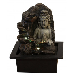 Fontaine Bouddha Spiritualité - H  26 cm - LED