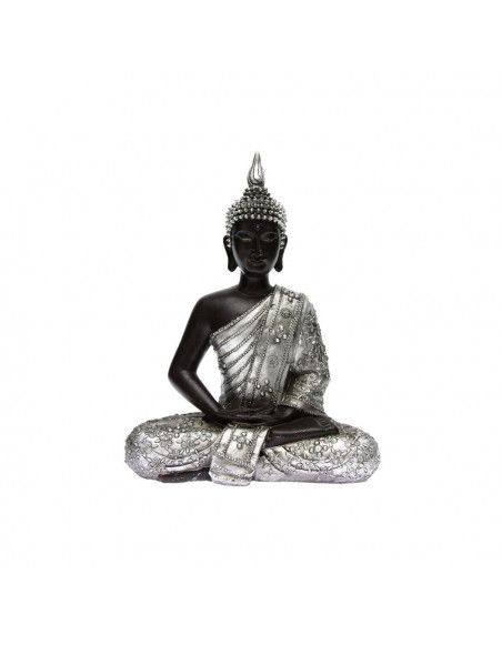 Statuette de bouddha assis en lotus - Hauteur 28 cm - Décoration d'intérieur zen