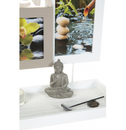 Jardin zen avec cadres photos - L 36.5 cm x l 15 cm