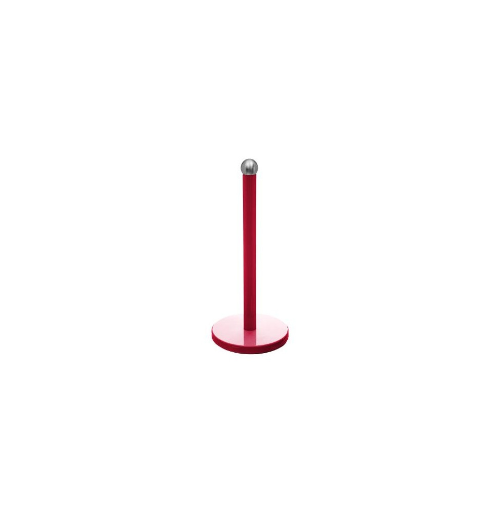 Porte essui tout - 34,2 x 15 cm - Métal - Rouge