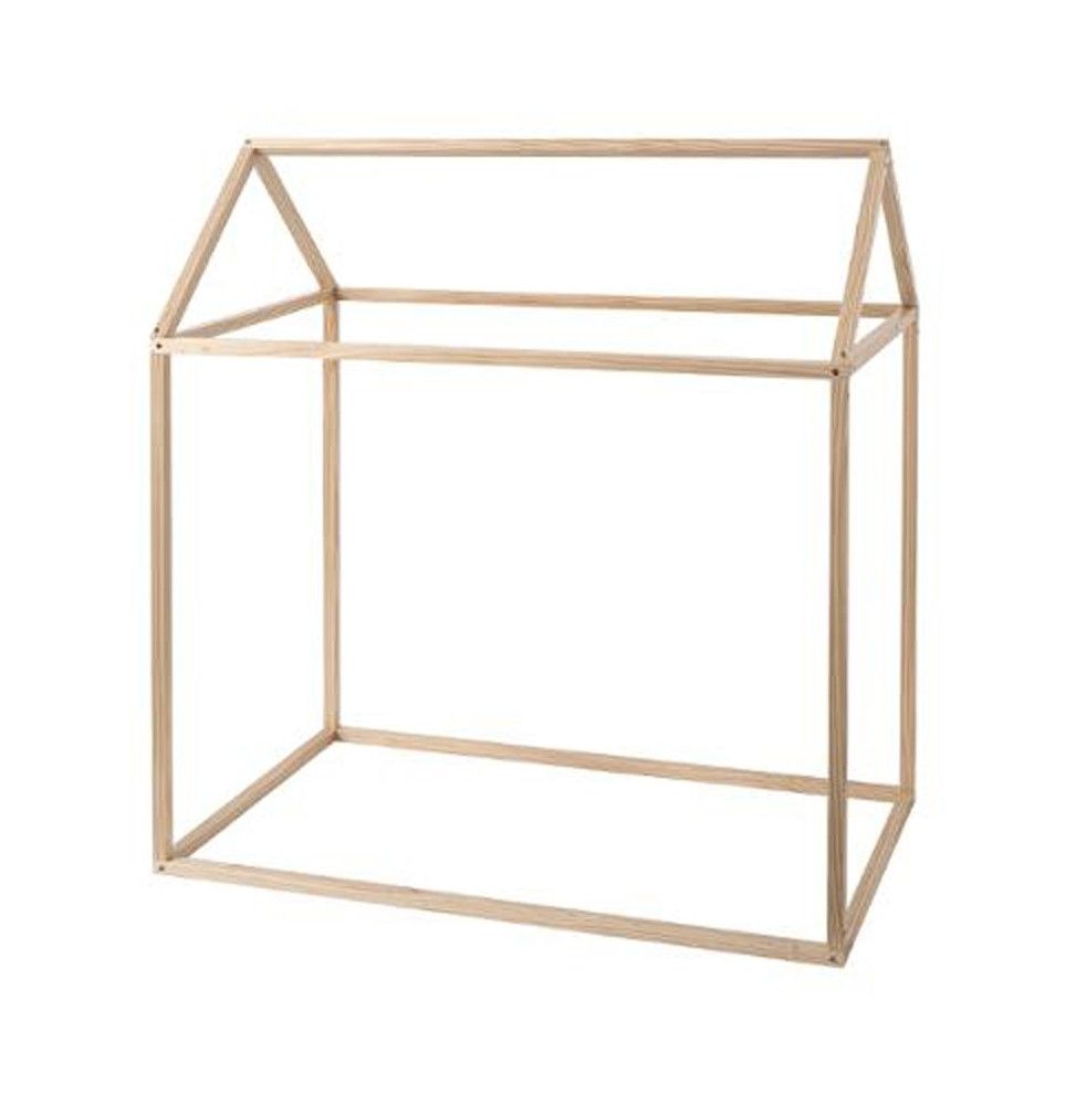 Cabane - 115 x 66 x 126 cm - Pin - Marron