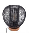 Lampe fils - 27,5 x 27,5 cm - Métal - Noir