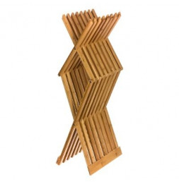 Chaise pliante - 40 x 32 x 45 cm - Bambou - Beige