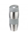 Mug double parroi isolant - D 7 x H 20 cm - Inox