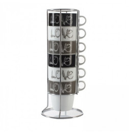 Mug Love - Lot de 6 - 26cL...