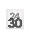 Cadre photo - 29 x 35 cm - Bois - Blanc