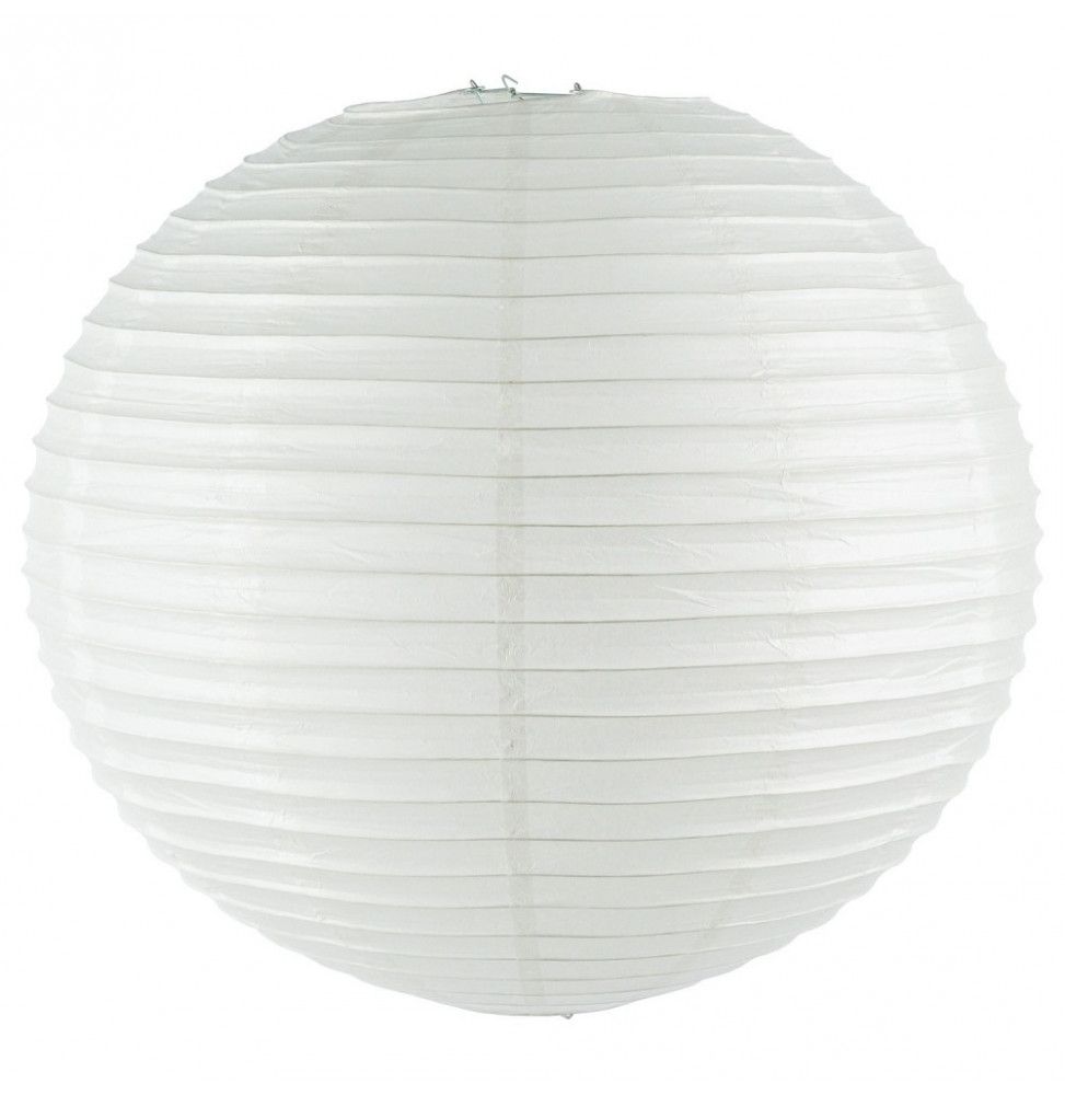 Lanterne boule - 60 cm - Blanc