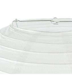 Lanterne boule - 60 cm - Blanc