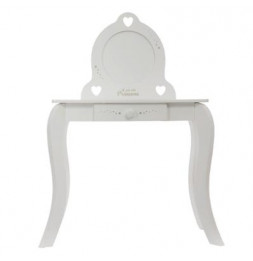 Coiffeuse avec tabouret - Enfant - Blanc