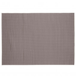 Tapis de salle de bain en mousse - 65 x 90 cm - PVC - Taupe