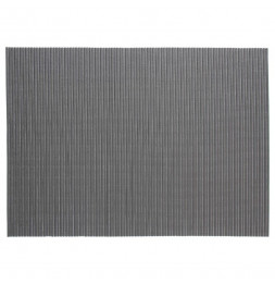 Tapis de salle de bain en mousse - 65 x 90 cm - PVC - Gris