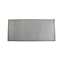 Tapis uni antidérapant - 50 x 120 cm - Gris