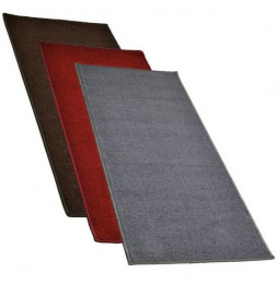 Tapis uni antidérapant - 50 x 120 cm - Gris