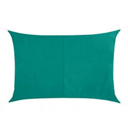 Voile d'ombrage rectangulaire - 200 x 300 cm - Polyester - Emeraude