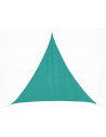 Voile d'ombrage triangulaire - 300 x 300 x 300 cm - Polyester - Emeraude