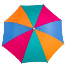 Parasol de plage rond "Porto" - D180 cm - Modèle aléatoire